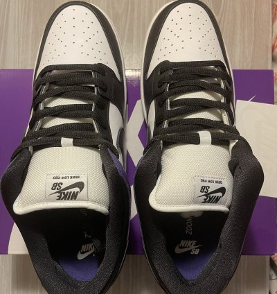 New Nike Sb Dunk Low Pro Court Purple Bq6817-500