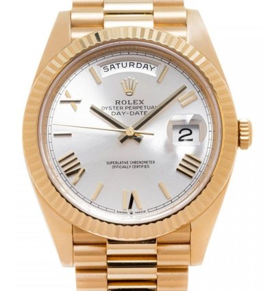 Rolex Day-date 40 Silver Dial 2022