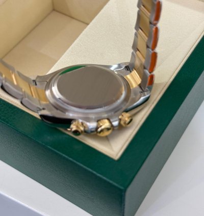 Rolex Daytona Nuovo 2025 Quadrante Nero Acciaio Oro Quadrante Champagne Full Set Con Documenti