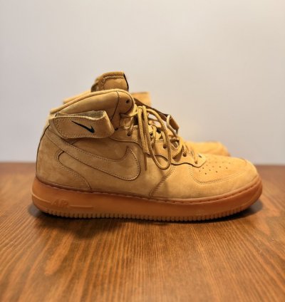 2014 Nike Airforce 1 Mid Flax