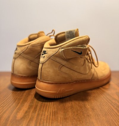 2014 Nike Airforce 1 Mid Flax