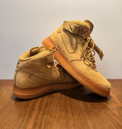2014 Nike Airforce 1 Mid Flax