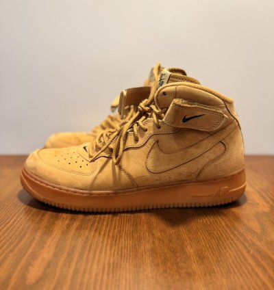 2014 Nike Airforce 1 Mid Flax