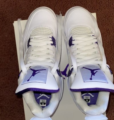 Jordan 4 Metallic Purple
