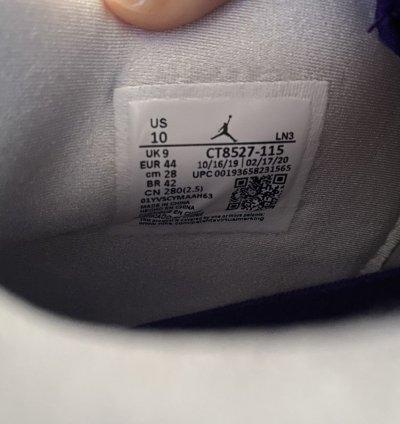 Jordan 4 Metallic Purple