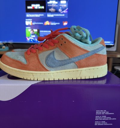 Nike Dunks Sb Orange Emerald