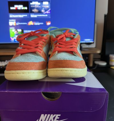 Nike Dunks Sb Orange Emerald
