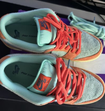 Nike Dunks Sb Orange Emerald