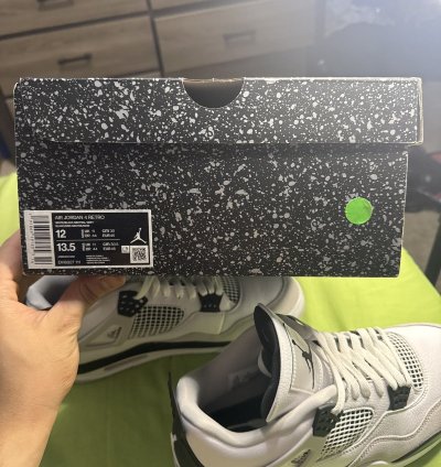 Jordan 4 Military Black