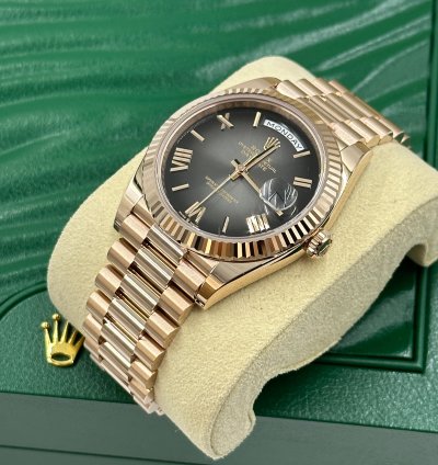 Rolex Day-date 40 Slate Ombre Black Roman