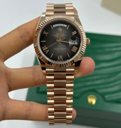 Rolex Day-date 40 Slate Ombre Black Roman