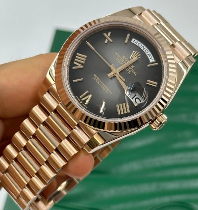 Rolex Day-date 40 Slate Ombre Black Roman