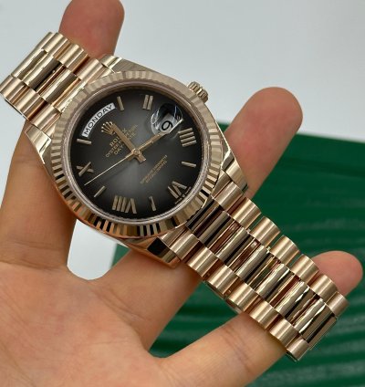 Rolex Day-date 40 Slate Ombre Black Roman