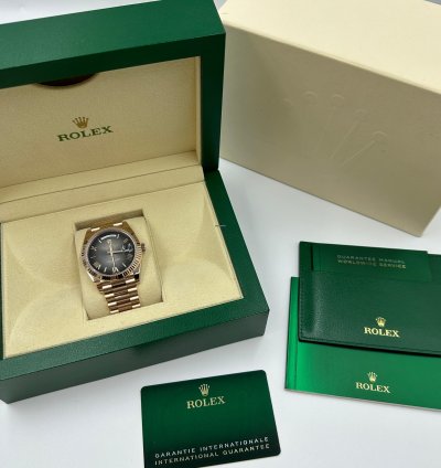 Rolex Day-date 40 Slate Ombre Black Roman