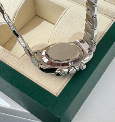 Rolex Daytona Oro Bianco Nuovo 2023 Quadrante Blu Full Set Con Documenti Scatola Rolex