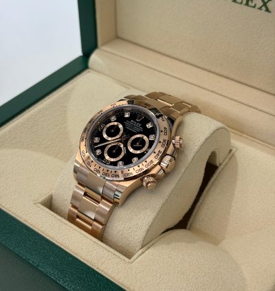 Rolex Daytona Oro Rosa Nuovo 2023 Quadrante In Diamanti Full Set Con Documenti Scatola Rolex