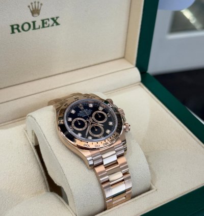 Rolex Daytona Oro Rosa Nuovo 2023 Quadrante In Diamanti Full Set Con Documenti Scatola Rolex