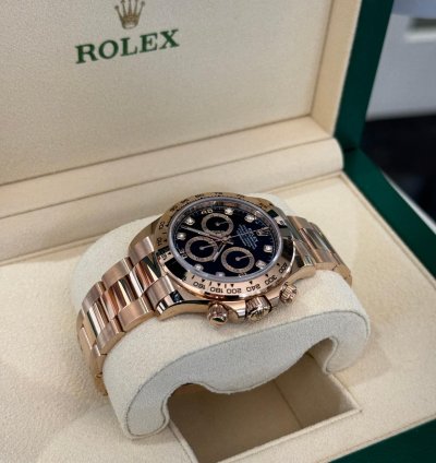 Rolex Daytona Oro Rosa Nuovo 2023 Quadrante In Diamanti Full Set Con Documenti Scatola Rolex