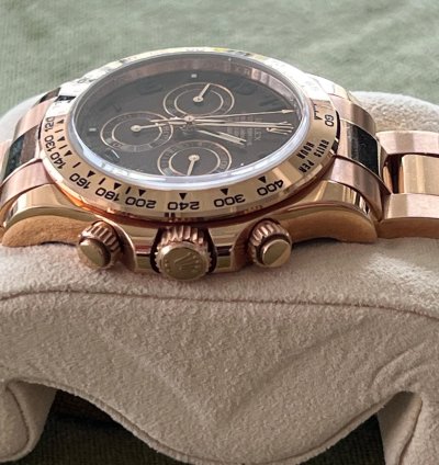 Rolex Daytona Oro Rosado Cuadrante Chocolate Arabe