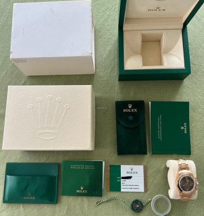 Rolex Daytona Oro Rosado Cuadrante Chocolate Arabe