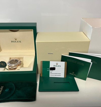 Rolex Daytona Oro Rosado Cuadrante Chocolate Arabe