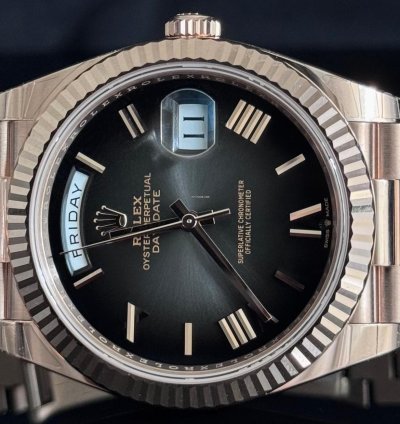 Rolex Day-date 40 Smoke Roman Dial