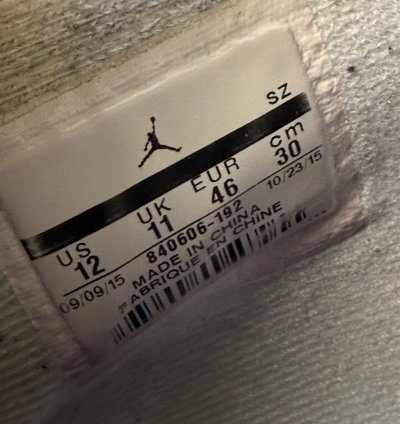 2015 Men Nike Air Jordan Iv 4 White Cement Fire Red Grey