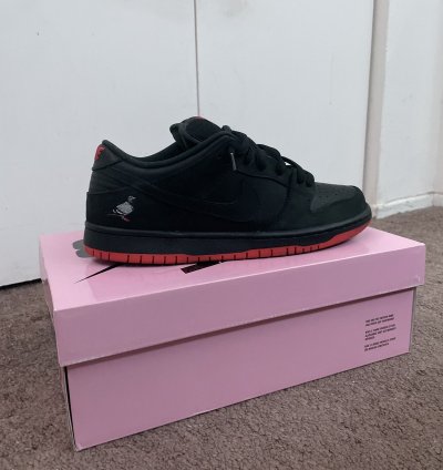 Nike Sb Dunk Black Pigeon Jeff Staple