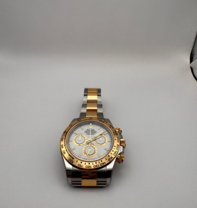 Rolex Daytona Ouystersteel And Yellow Gold White Dial 2024