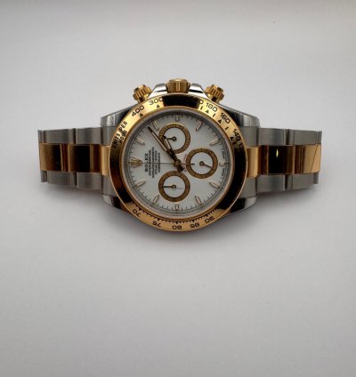 Rolex Daytona Ouystersteel And Yellow Gold White Dial 2024