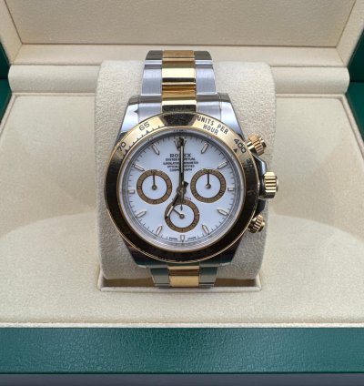 Rolex Daytona Ouystersteel And Yellow Gold White Dial 2024