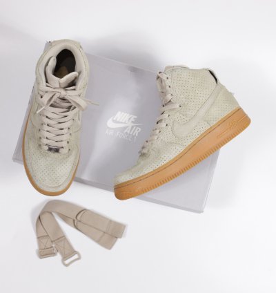 2015 Nike Air Force 1 High Suede String