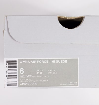 2015 Nike Air Force 1 High Suede String