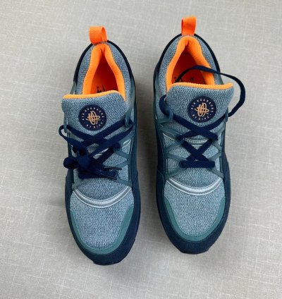 2015 Nike Air Huarache Light Navy Citrus Men 13