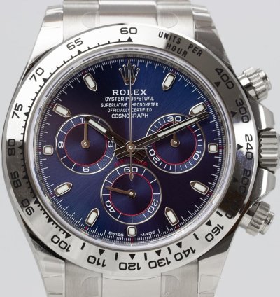 Rolex Daytona Oyster Perpetual Cosmograph Daytona 18kt White Gold 116509