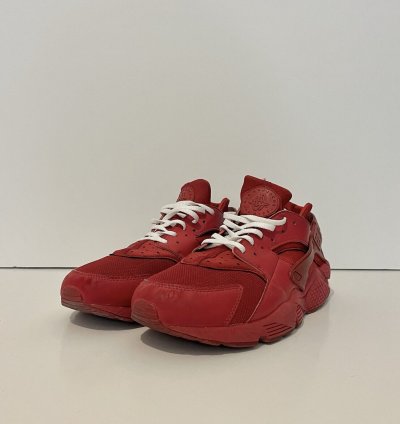 2015 Nike Air Huarache Triple Red 318429 660 Rare Vtg Sz 9 5