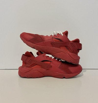 2015 Nike Air Huarache Triple Red 318429 660 Rare Vtg Sz 9 5