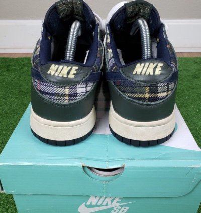 Nike Sb Dunk Employee Store Sample Obsidian Plaid