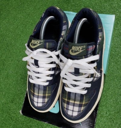 Nike Sb Dunk Employee Store Sample Obsidian Plaid
