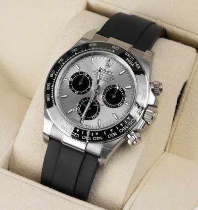 Rolex Daytona Oyster Perpetual Cosmograph Daytona 18kt White Gold Ghost 126519ln
