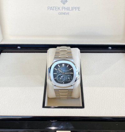 Patek Philippe Nautilus Stainless Steel Blue Dial 2019