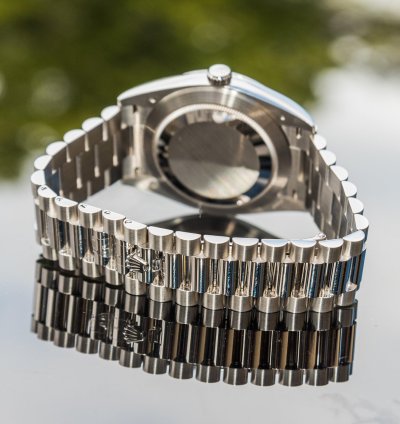 Rolex Day-date 40 Unworn 2022 Day-date 40mm Platinum Blue Ice Dial 228206