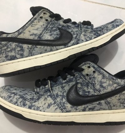 2015 Nike Sb Dunk Low Bleached Denim