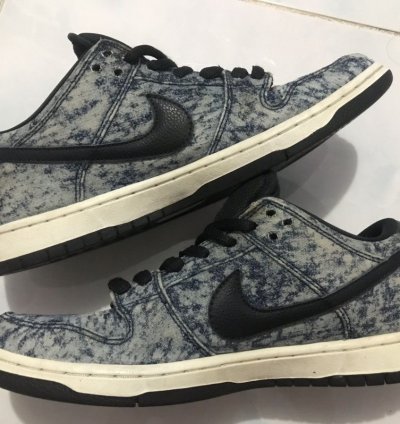2015 Nike Sb Dunk Low Bleached Denim