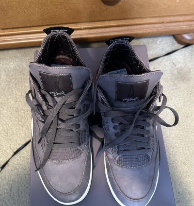 Jordan 4 Retro Ma Man Ere Shoes Violet Ore Size 11 5