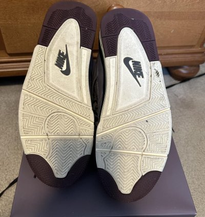 Jordan 4 Retro Ma Man Ere Shoes Violet Ore Size 11 5