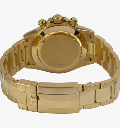 Rolex Daytona Oyster Perpetual Cosmograph Daytona 18kt Yellow Gold Mother Of Pearl Diamond Dot 116528
