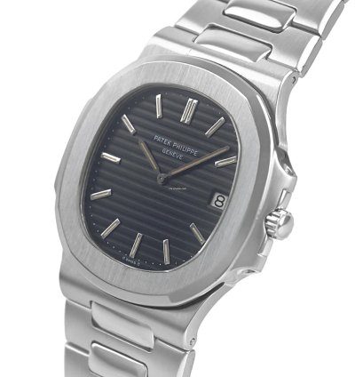 Patek Philippe Nautilus Stainless Steel Date Blue 39 0mm 3700 1a