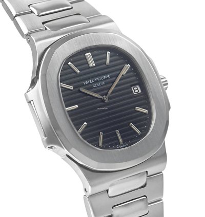 Patek Philippe Nautilus Stainless Steel Date Blue 39 0mm 3700 1a