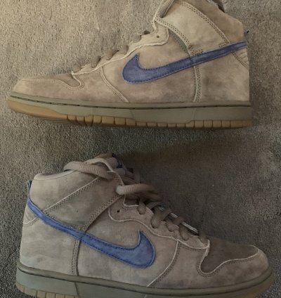 Nike Sb Dunk Hi Iron 2003 Sz 10